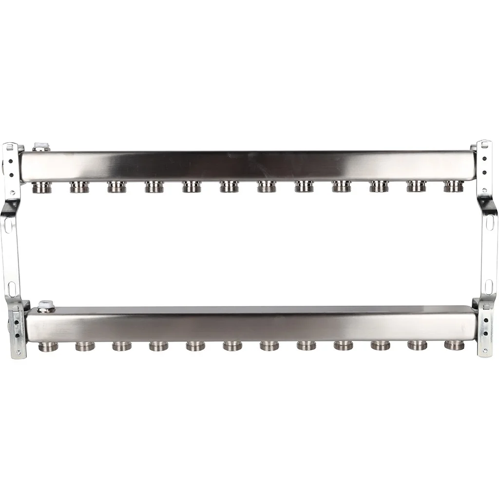 ROMMER RMS-4401-000012 ROMMER Коллектор из нержавеющей стали для радиаторной разводки 12 вых. ROMMER RMS-4401-000012 ROMMER Коллектор из нержавеющей стали для радиаторной разводки 12 вых.
