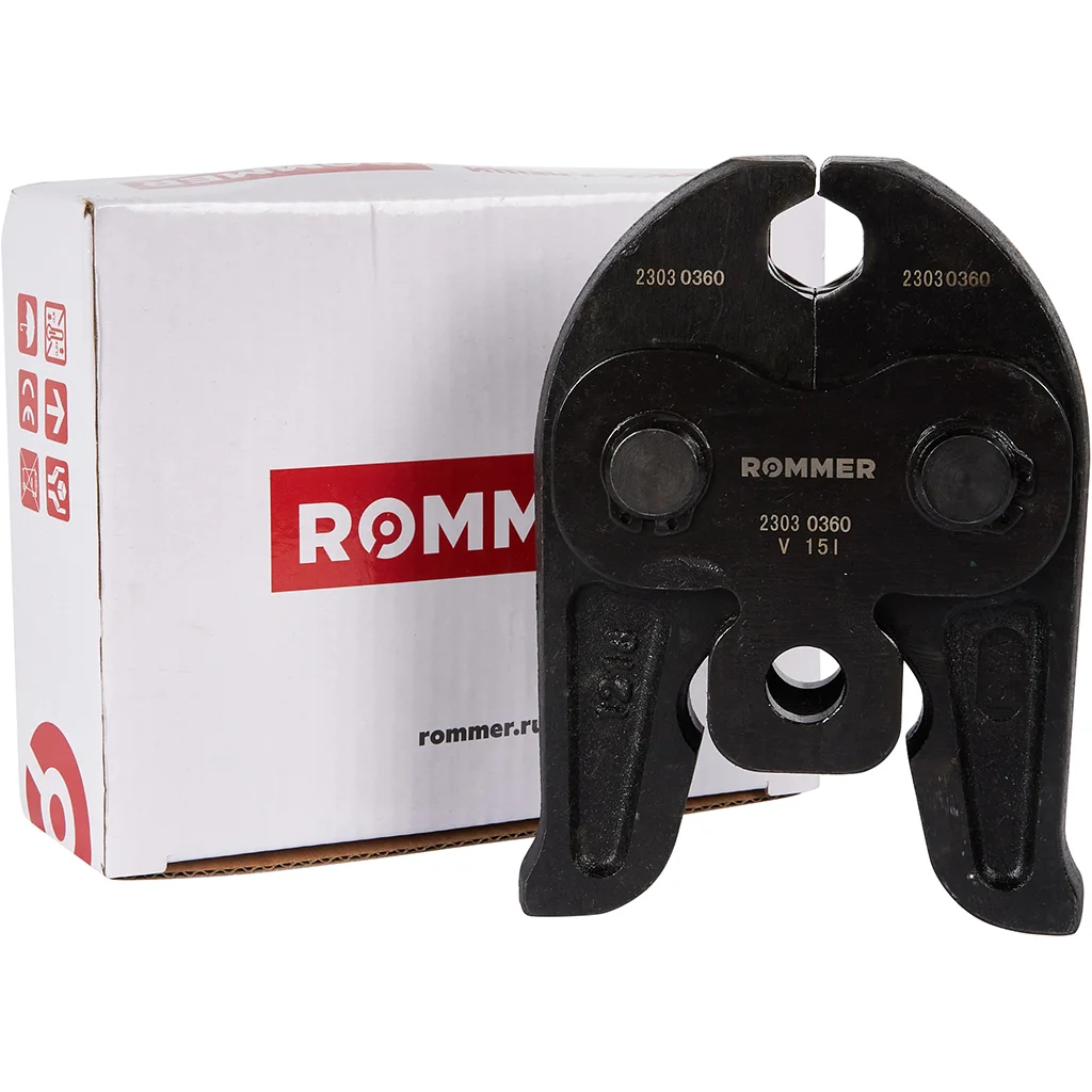 ROMMER RPT-0003-000015 ROMMER Пресс-клещи V-профиль, 15 ROMMER RPT-0003-000015 ROMMER Пресс-клещи V-профиль, 15