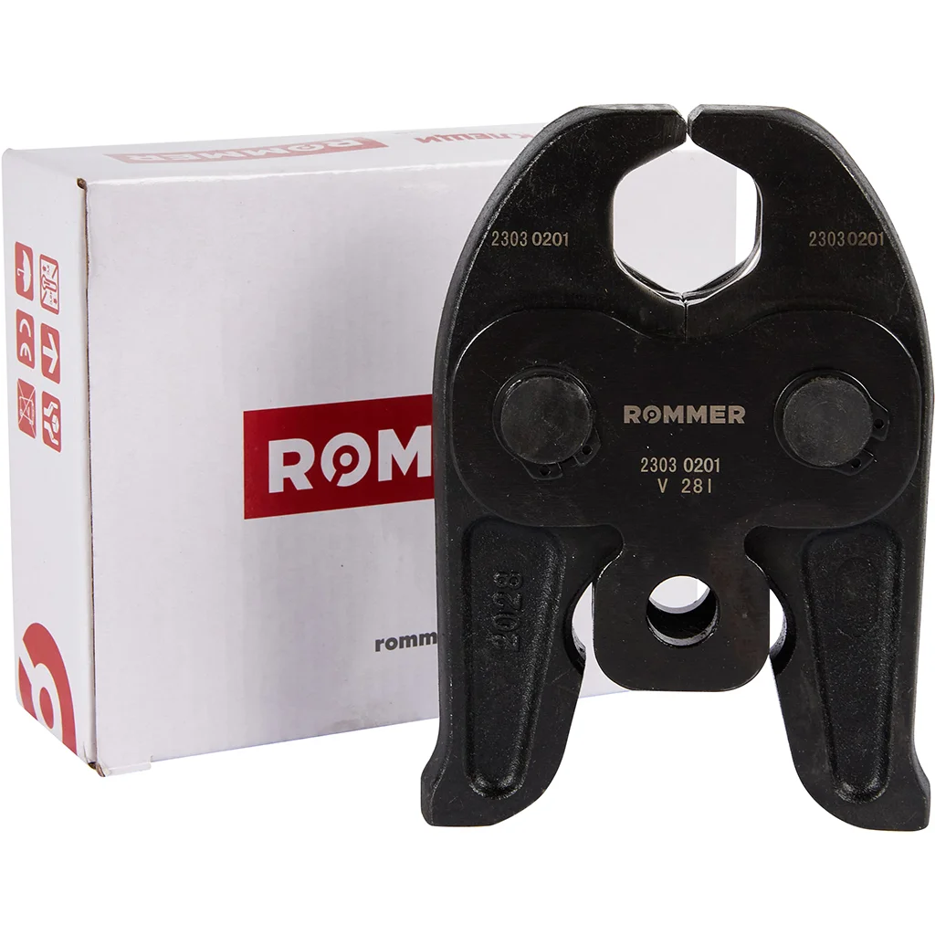 ROMMER RPT-0003-000028 ROMMER Пресс-клещи V-профиль, 28 ROMMER RPT-0003-000028 ROMMER Пресс-клещи V-профиль, 28