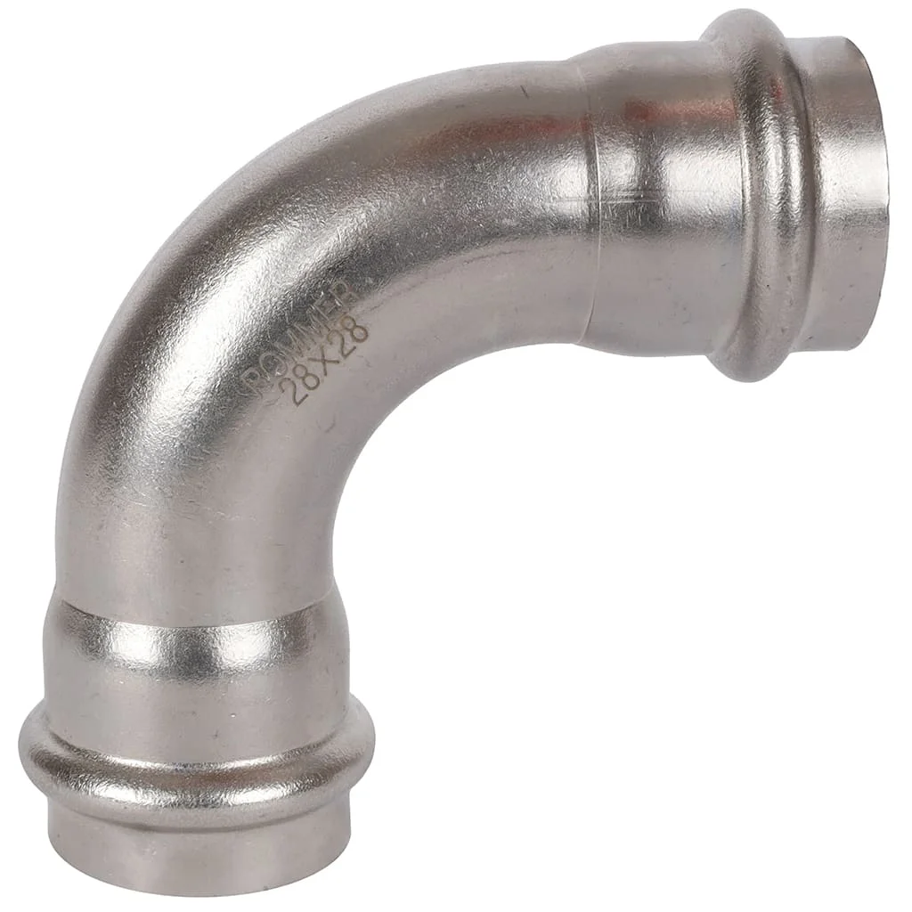 ROMMER RSS-0003-000028 ROMMER Угольник 90°-ВПр, 28, из нержавеющей стали прессовой ROMMER RSS-0003-000028 ROMMER Угольник 90°-ВПр, 28, из нержавеющей стали прессовой