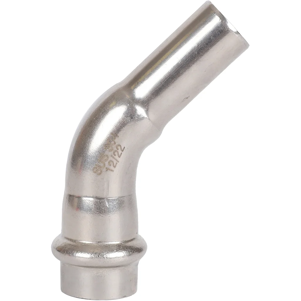 ROMMER RSS-0004-000015 ROMMER Угольник однораструбный 45°-НПр, 15, из нержавеющей стали прессовой ROMMER RSS-0004-000015 ROMMER Угольник однораструбный 45°-НПр, 15, из нержавеющей стали прессовой