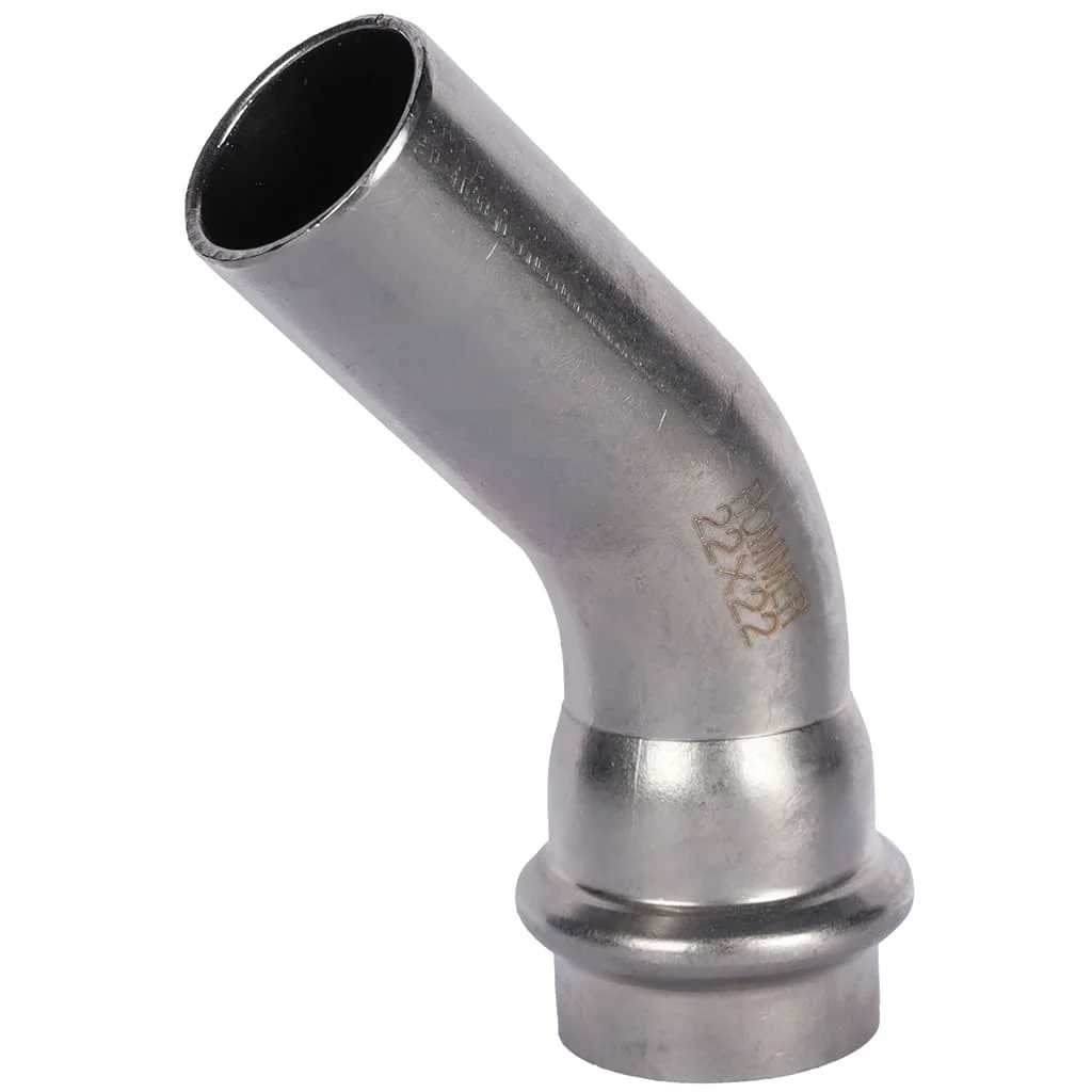 ROMMER RSS-0004-000022 ROMMER Угольник однораструбный 45°-НПр, 22, из нержавеющей стали прессовой ROMMER RSS-0004-000022 ROMMER Угольник однораструбный 45°-НПр, 22, из нержавеющей стали прессовой