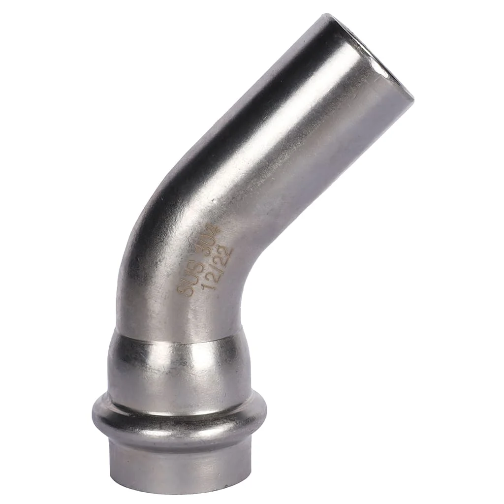 ROMMER RSS-0004-000022 ROMMER Угольник однораструбный 45°-НПр, 22, из нержавеющей стали прессовой ROMMER RSS-0004-000022 ROMMER Угольник однораструбный 45°-НПр, 22, из нержавеющей стали прессовой