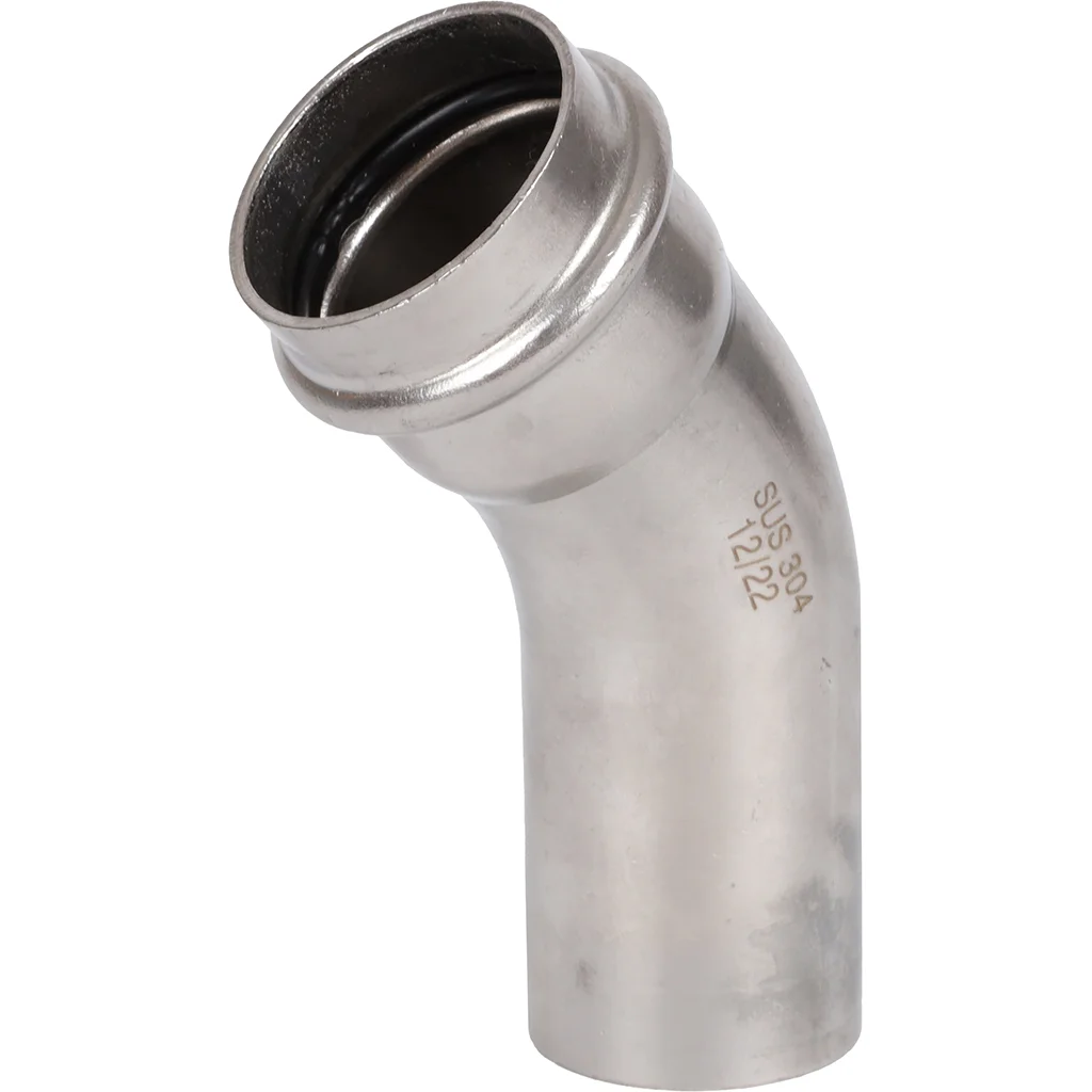 ROMMER RSS-0004-000035 ROMMER Угольник однораструбный 45°-НПр, 35, из нержавеющей стали прессовой ROMMER RSS-0004-000035 ROMMER Угольник однораструбный 45°-НПр, 35, из нержавеющей стали прессовой