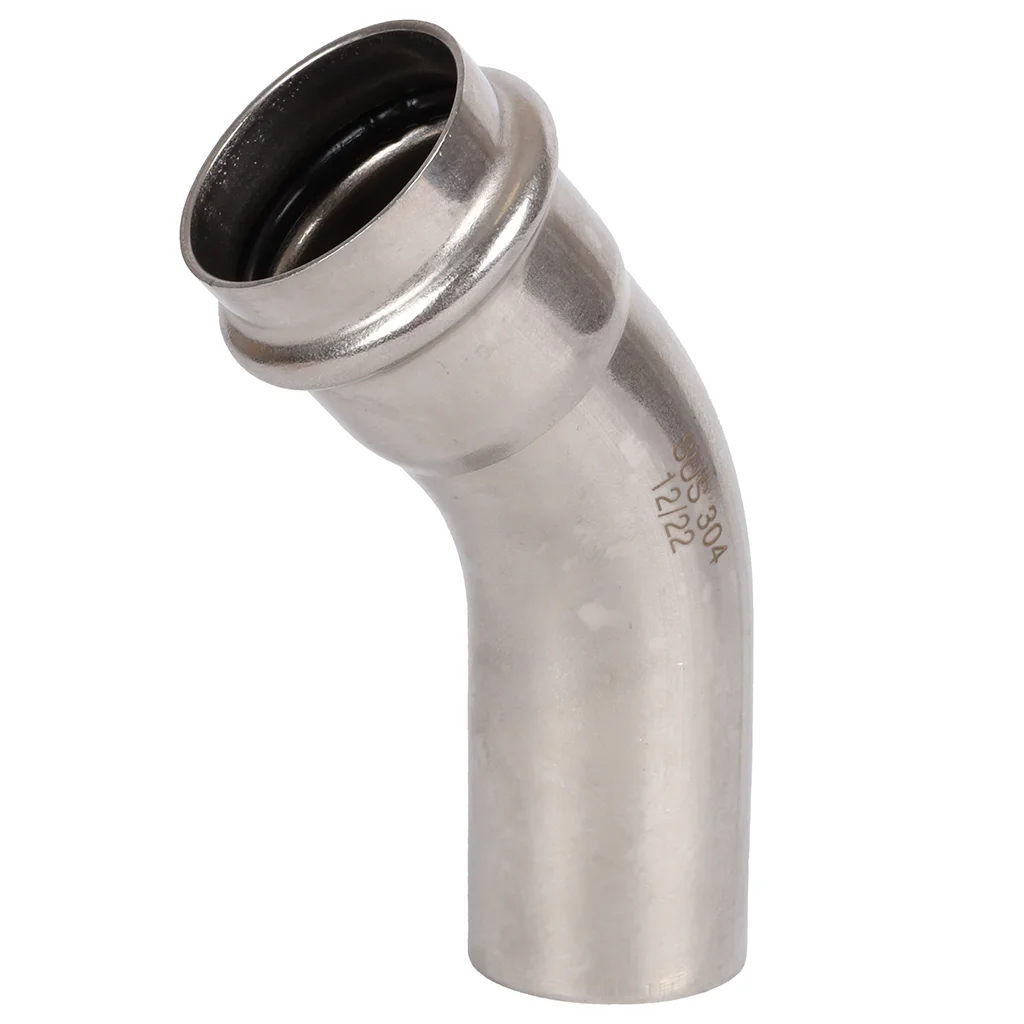 ROMMER RSS-0004-000042 ROMMER Угольник однораструбный 45°-НПр, 42, из нержавеющей стали прессовой ROMMER RSS-0004-000042 ROMMER Угольник однораструбный 45°-НПр, 42, из нержавеющей стали прессовой