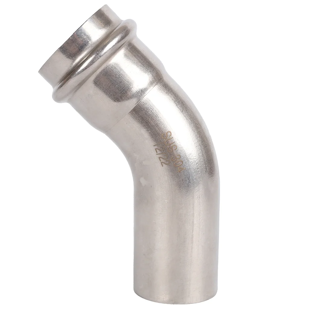 ROMMER RSS-0004-000042 ROMMER Угольник однораструбный 45°-НПр, 42, из нержавеющей стали прессовой ROMMER RSS-0004-000042 ROMMER Угольник однораструбный 45°-НПр, 42, из нержавеющей стали прессовой