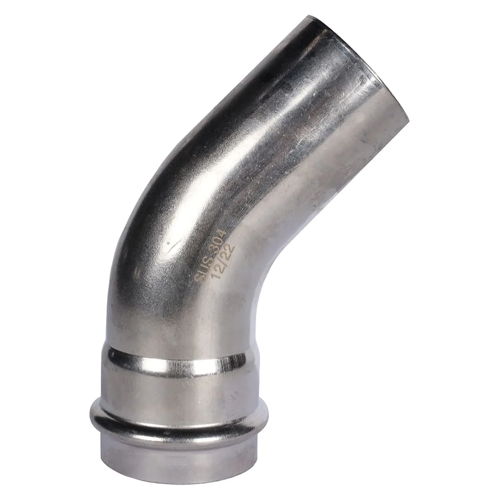 ROMMER RSS-0004-000054 ROMMER Угольник однораструбный 45°-НПр, 54, из нержавеющей стали прессовой ROMMER RSS-0004-000054 ROMMER Угольник однораструбный 45°-НПр, 54, из нержавеющей стали прессовой