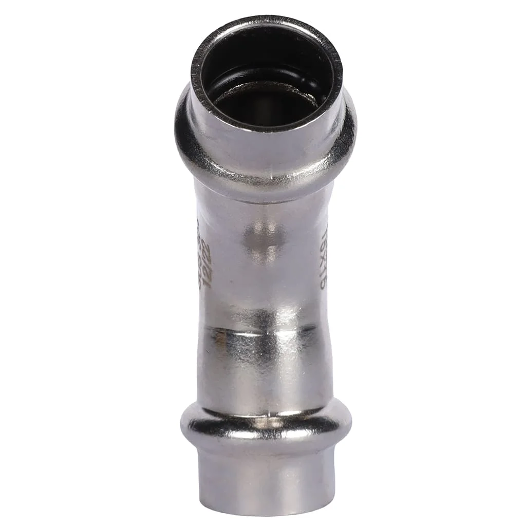 ROMMER RSS-0005-000015 ROMMER Угольник 45°-ВПр, 15, из нержавеющей стали прессовой ROMMER RSS-0005-000015 ROMMER Угольник 45°-ВПр, 15, из нержавеющей стали прессовой
