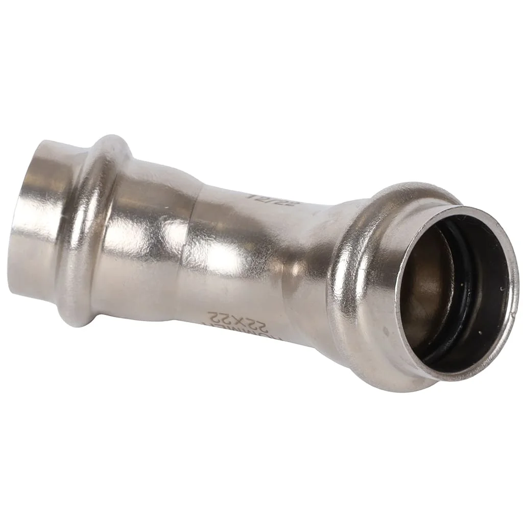 ROMMER RSS-0005-000022 ROMMER Угольник 45°-ВПр, 22, из нержавеющей стали прессовой ROMMER RSS-0005-000022 ROMMER Угольник 45°-ВПр, 22, из нержавеющей стали прессовой
