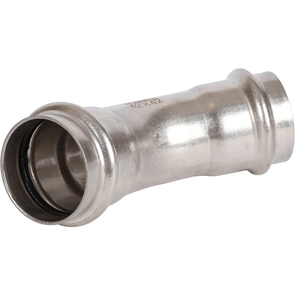 ROMMER RSS-0005-000042 ROMMER Угольник 45°-ВПр, 42, из нержавеющей стали прессовой ROMMER RSS-0005-000042 ROMMER Угольник 45°-ВПр, 42, из нержавеющей стали прессовой