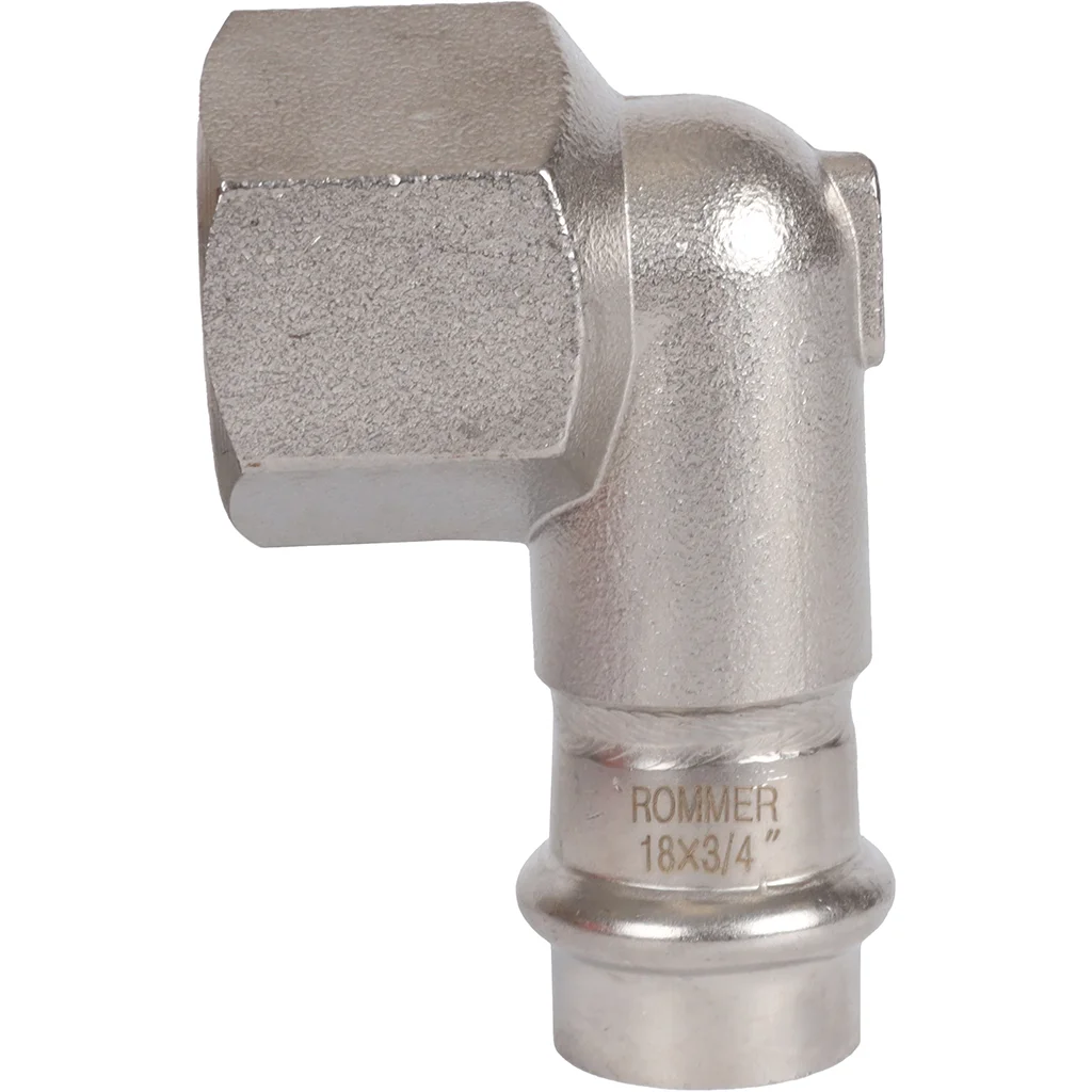ROMMER RSS-0009-001834 ROMMER Угольник-переходник-ВР, 18х3/4, из нержавеющей стали прессовой ROMMER RSS-0009-001834 ROMMER Угольник-переходник-ВР, 18х3/4, из нержавеющей стали прессовой