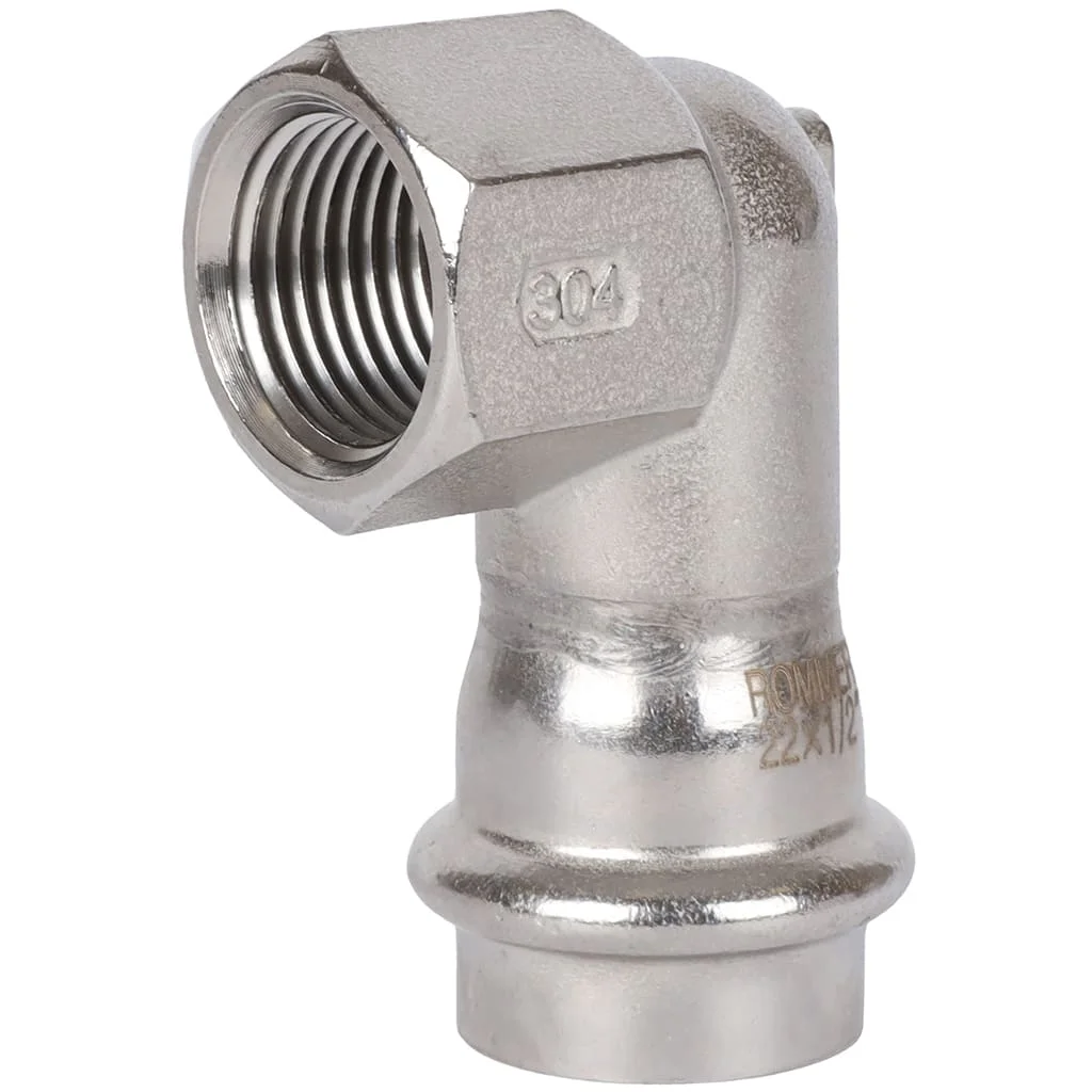 ROMMER RSS-0009-002212 ROMMER Угольник-переходник-ВР, 22х1/2, из нержавеющей стали прессовой ROMMER RSS-0009-002212 ROMMER Угольник-переходник-ВР, 22х1/2, из нержавеющей стали прессовой