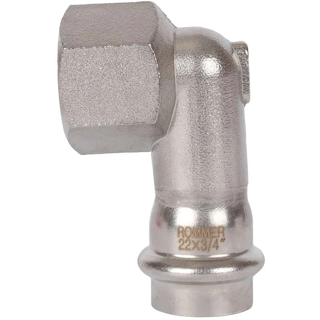 ROMMER RSS-0009-002234 ROMMER Угольник-переходник-ВР, 22х3/4, из нержавеющей стали прессовой ROMMER RSS-0009-002234 ROMMER Угольник-переходник-ВР, 22х3/4, из нержавеющей стали прессовой