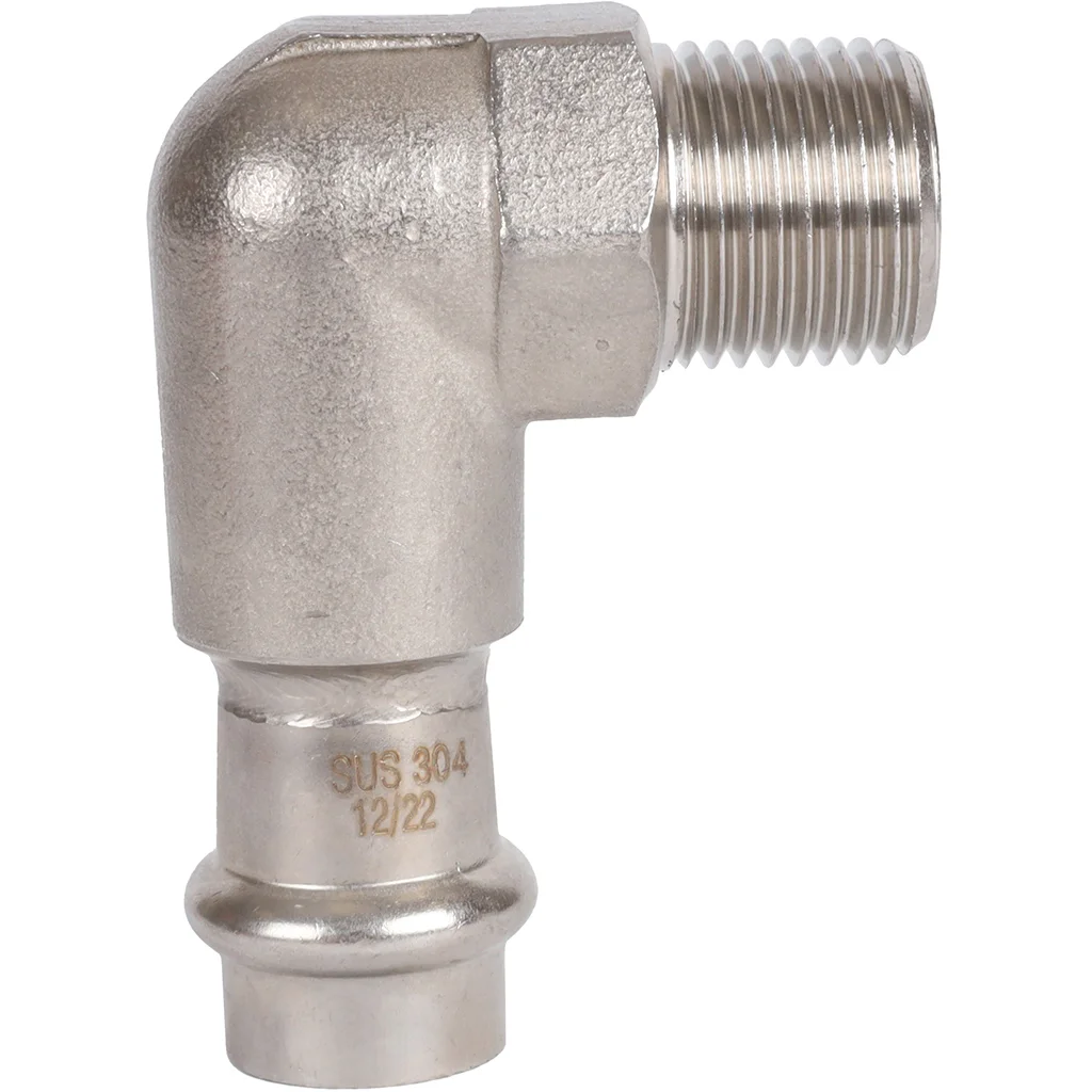 ROMMER RSS-0010-001512 ROMMER Угольник-переходник-НР, 15х1/2, из нержавеющей стали прессовой ROMMER RSS-0010-001512 ROMMER Угольник-переходник-НР, 15х1/2, из нержавеющей стали прессовой
