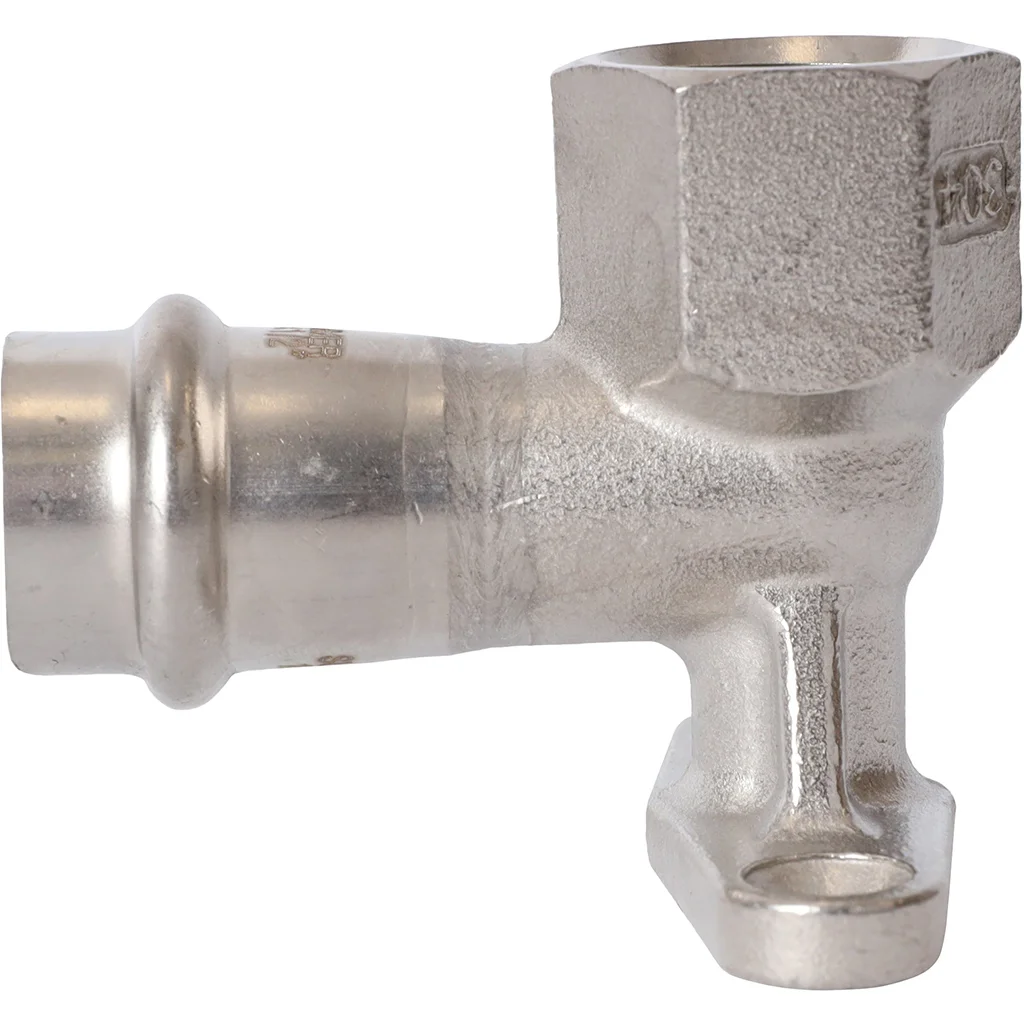 ROMMER RSS-0011-001812 ROMMER Угольник настенный с креплением-ВР, 18х1/2, из нержавеющей стали прессовой ROMMER RSS-0011-001812 ROMMER Угольник настенный с креплением-ВР, 18х1/2, из нержавеющей стали прессовой
