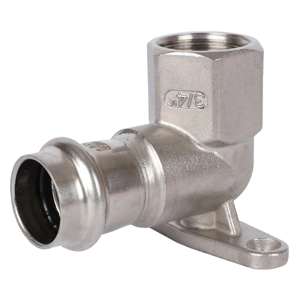 ROMMER RSS-0011-002234 ROMMER Угольник настенный с креплением-ВР, 22х3/4, из нержавеющей стали прессовой ROMMER RSS-0011-002234 ROMMER Угольник настенный с креплением-ВР, 22х3/4, из нержавеющей стали прессовой