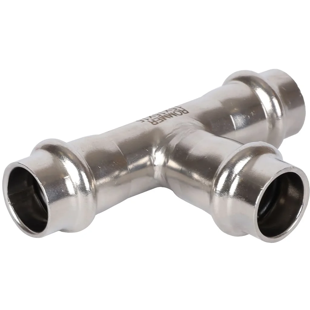 ROMMER RSS-0013-000015 ROMMER Тройник равнопроходной, 15, из нержавеющей стали прессовой ROMMER RSS-0013-000015 ROMMER Тройник равнопроходной, 15, из нержавеющей стали прессовой