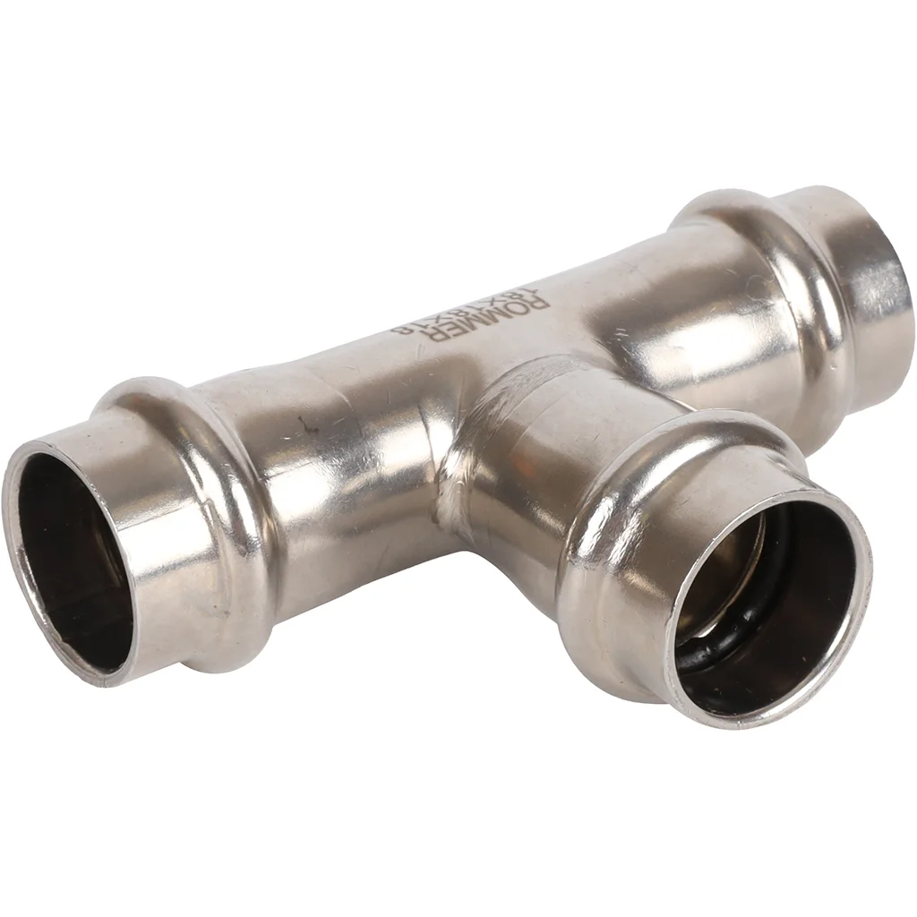 ROMMER RSS-0013-000018 ROMMER Тройник равнопроходной, 18, из нержавеющей стали прессовой ROMMER RSS-0013-000018 ROMMER Тройник равнопроходной, 18, из нержавеющей стали прессовой