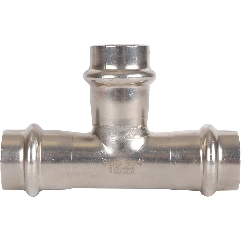 ROMMER RSS-0013-000018 ROMMER Тройник равнопроходной, 18, из нержавеющей стали прессовой ROMMER RSS-0013-000018 ROMMER Тройник равнопроходной, 18, из нержавеющей стали прессовой