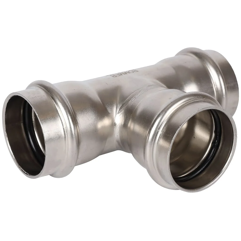 ROMMER RSS-0013-000035 ROMMER Тройник равнопроходной, 35, из нержавеющей стали прессовой ROMMER RSS-0013-000035 ROMMER Тройник равнопроходной, 35, из нержавеющей стали прессовой
