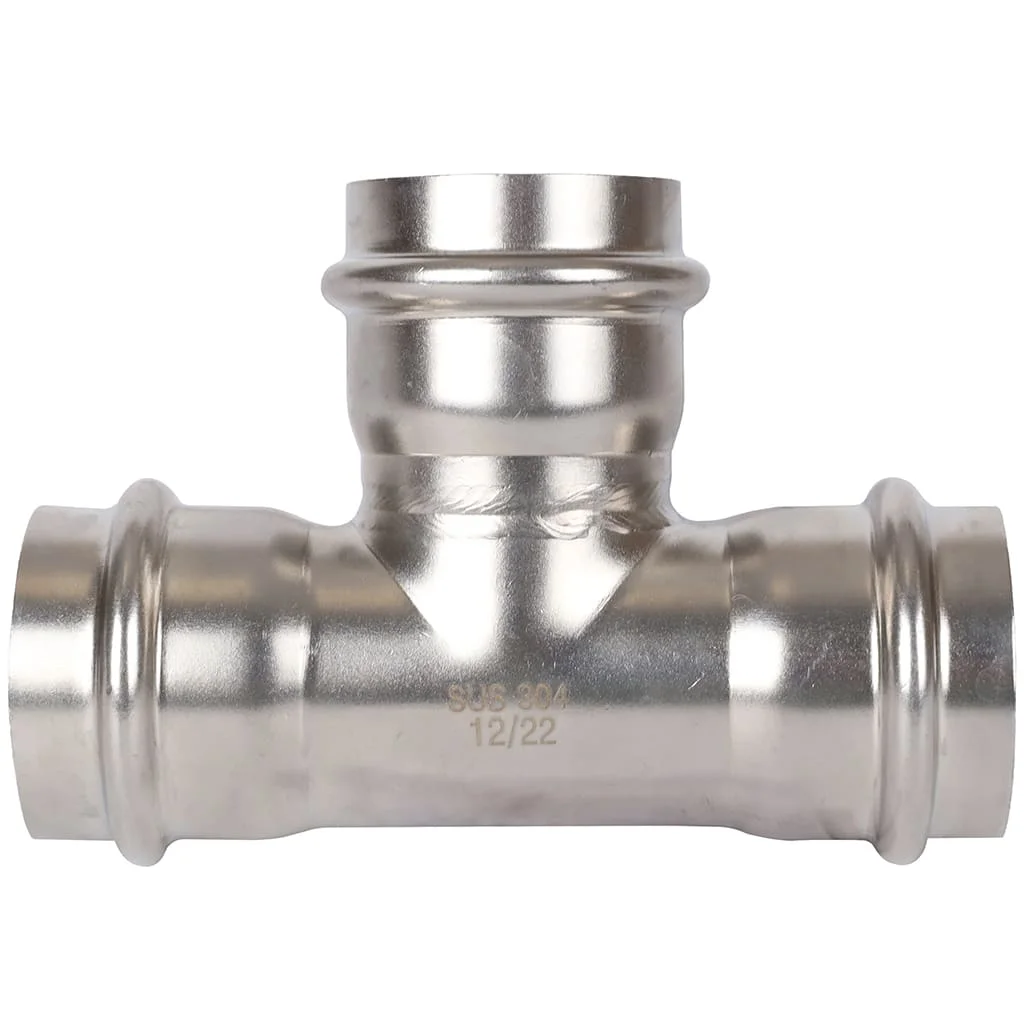 ROMMER RSS-0013-000035 ROMMER Тройник равнопроходной, 35, из нержавеющей стали прессовой ROMMER RSS-0013-000035 ROMMER Тройник равнопроходной, 35, из нержавеющей стали прессовой
