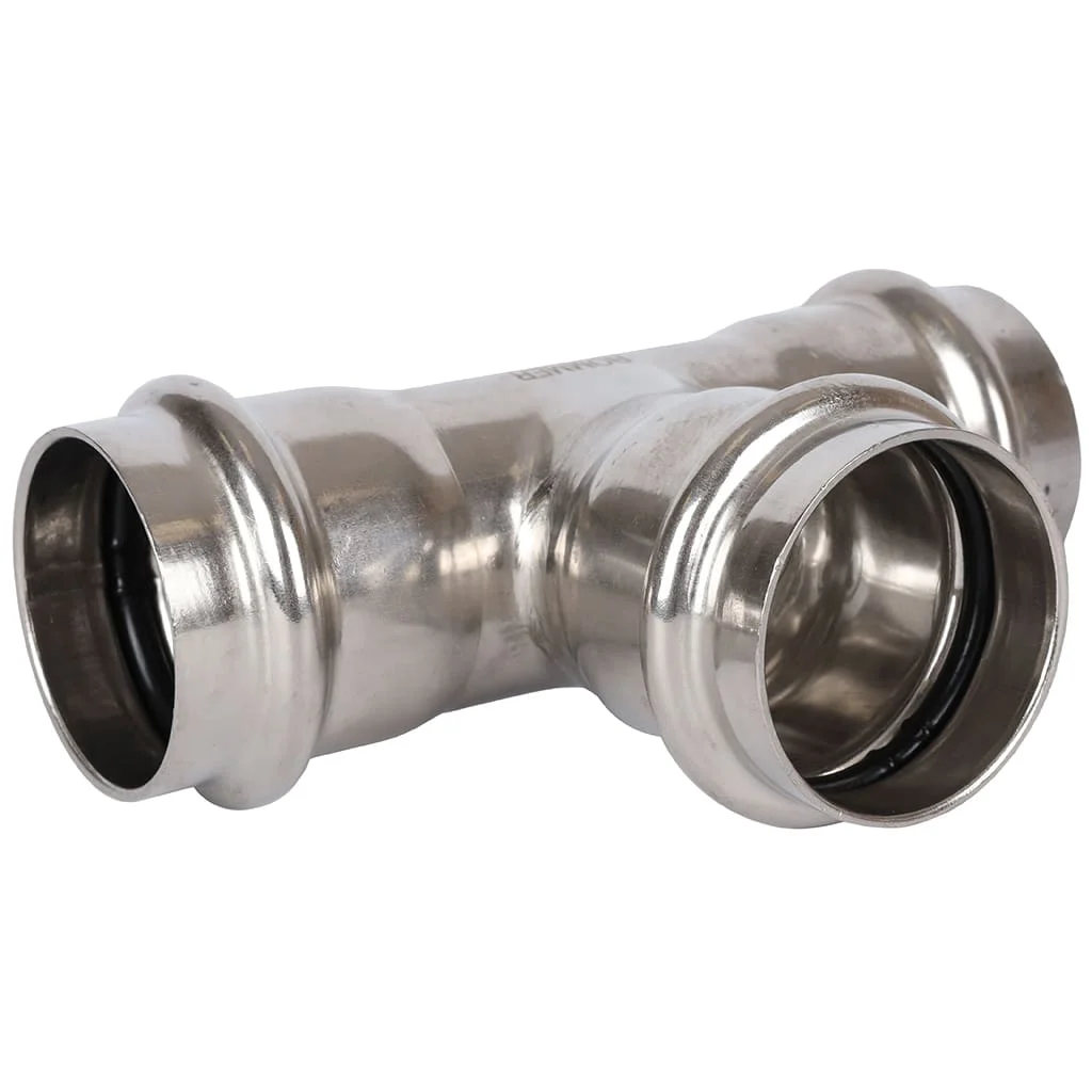 ROMMER RSS-0013-000042 ROMMER Тройник равнопроходной, 42, из нержавеющей стали прессовой ROMMER RSS-0013-000042 ROMMER Тройник равнопроходной, 42, из нержавеющей стали прессовой