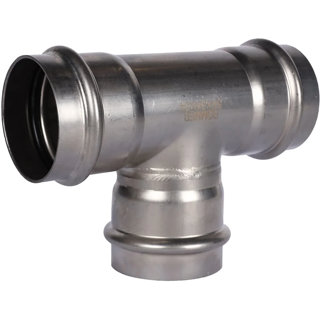ROMMER RSS-0013-000054 ROMMER Тройник равнопроходной, 54, из нержавеющей стали прессовой ROMMER RSS-0013-000054 ROMMER Тройник равнопроходной, 54, из нержавеющей стали прессовой
