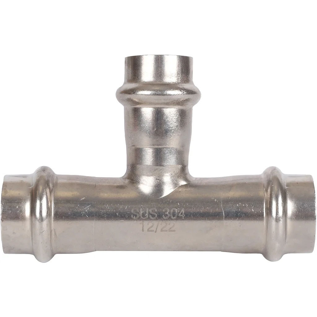 ROMMER RSS-0014-181518 Тройник переходной, 18х15х18, из нержавеющей стали прессовой ROMMER RSS-0014-181518 Тройник переходной, 18х15х18, из нержавеющей стали прессовой