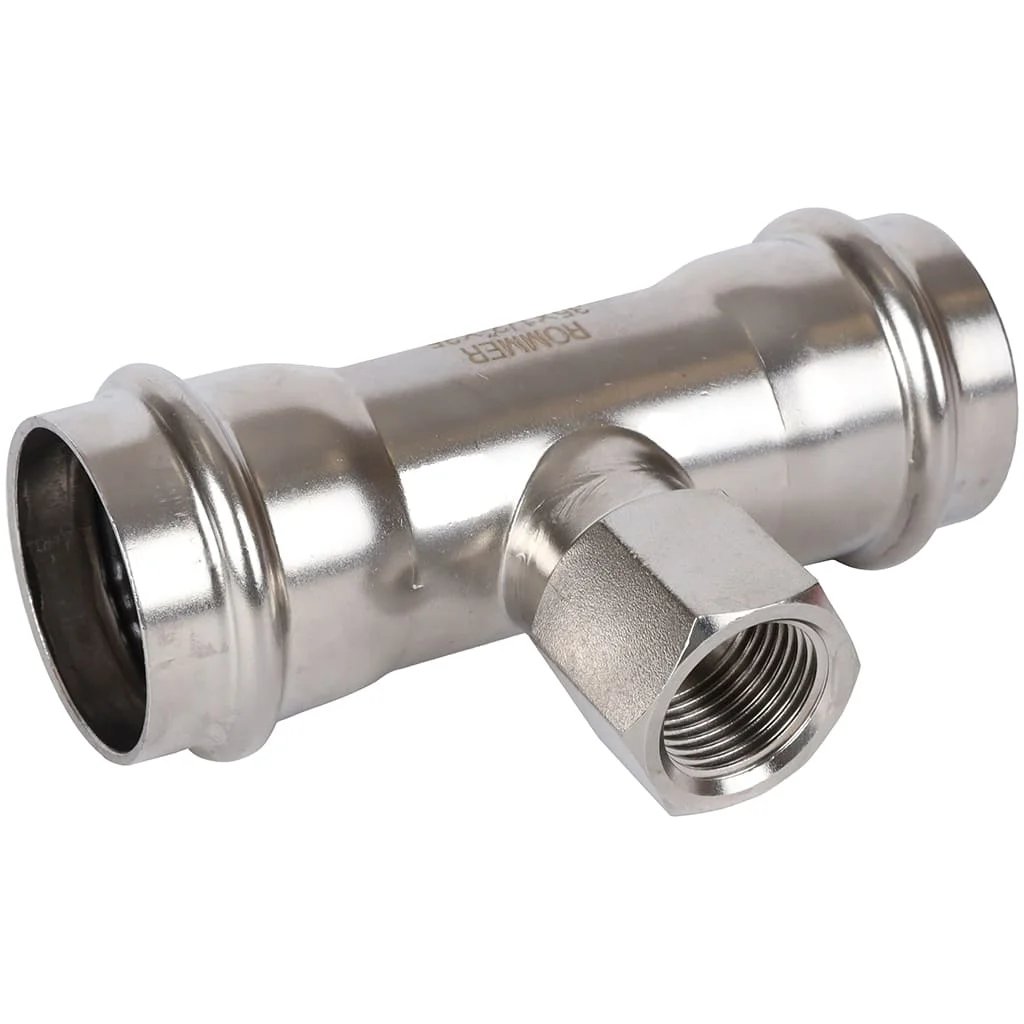 ROMMER RSS-0014-221822 Тройник переходной, 22х18х22, из нержавеющей стали прессовой ROMMER RSS-0014-221822 Тройник переходной, 22х18х22, из нержавеющей стали прессовой