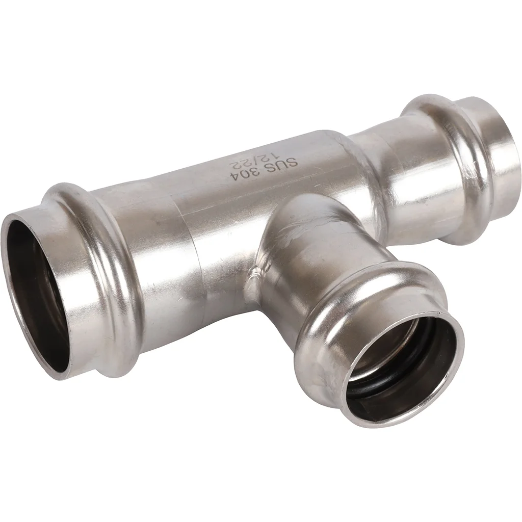 ROMMER RSS-0014-282222 Тройник переходной, 28х22х22, из нержавеющей стали прессовой ROMMER RSS-0014-282222 Тройник переходной, 28х22х22, из нержавеющей стали прессовой