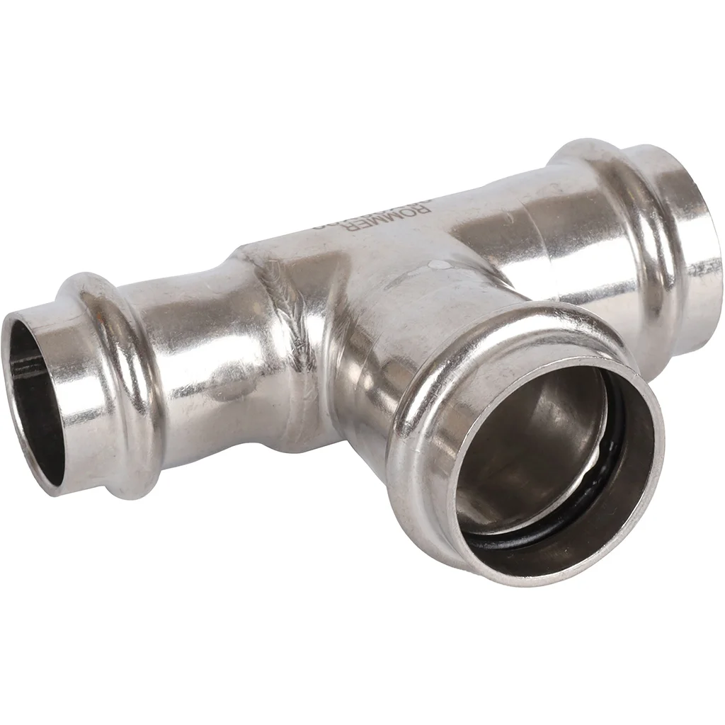ROMMER RSS-0014-282822 Тройник переходной, 28х28х22, из нержавеющей стали прессовой ROMMER RSS-0014-282822 Тройник переходной, 28х28х22, из нержавеющей стали прессовой