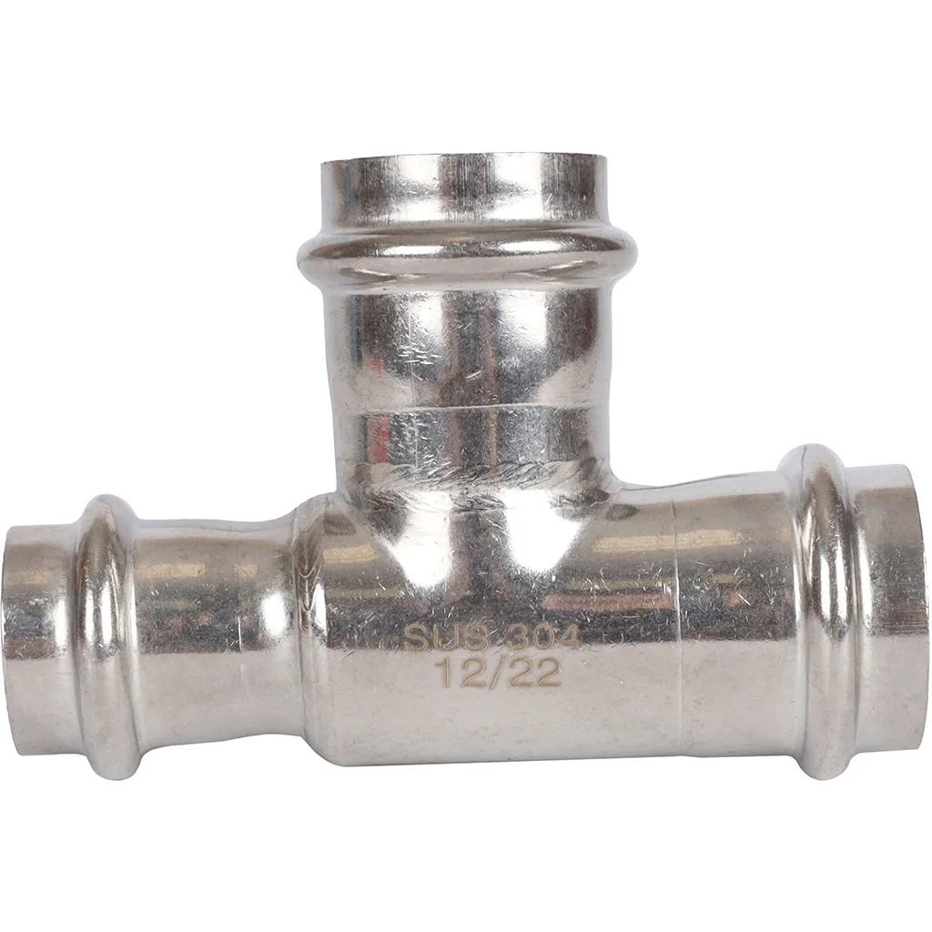 ROMMER RSS-0014-282822 Тройник переходной, 28х28х22, из нержавеющей стали прессовой ROMMER RSS-0014-282822 Тройник переходной, 28х28х22, из нержавеющей стали прессовой