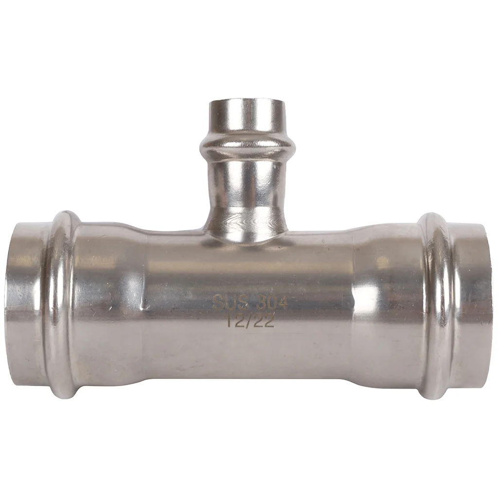 ROMMER RSS-0014-351535 Тройник переходной, 35х15х35, из нержавеющей стали прессовой ROMMER RSS-0014-351535 Тройник переходной, 35х15х35, из нержавеющей стали прессовой