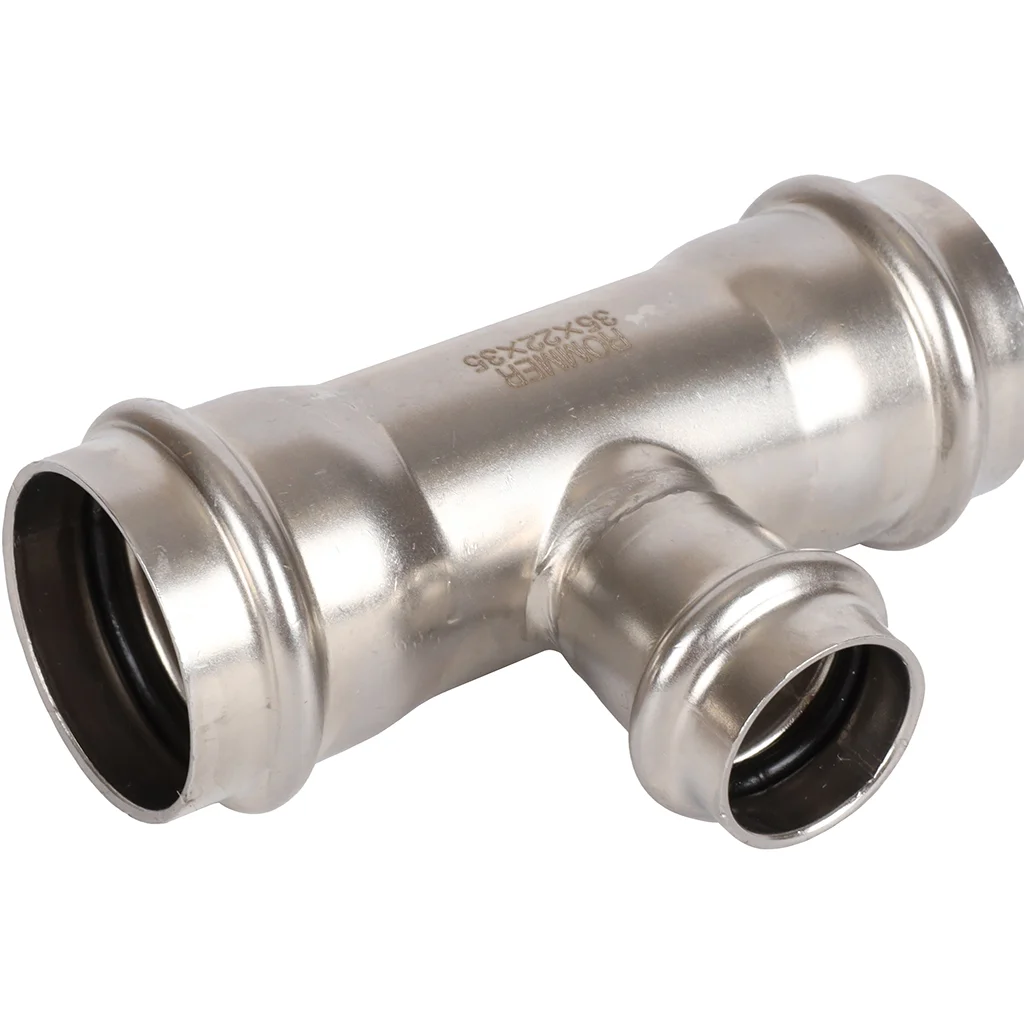 ROMMER RSS-0014-352235 Тройник переходной, 35х22х35, из нержавеющей стали прессовой ROMMER RSS-0014-352235 Тройник переходной, 35х22х35, из нержавеющей стали прессовой