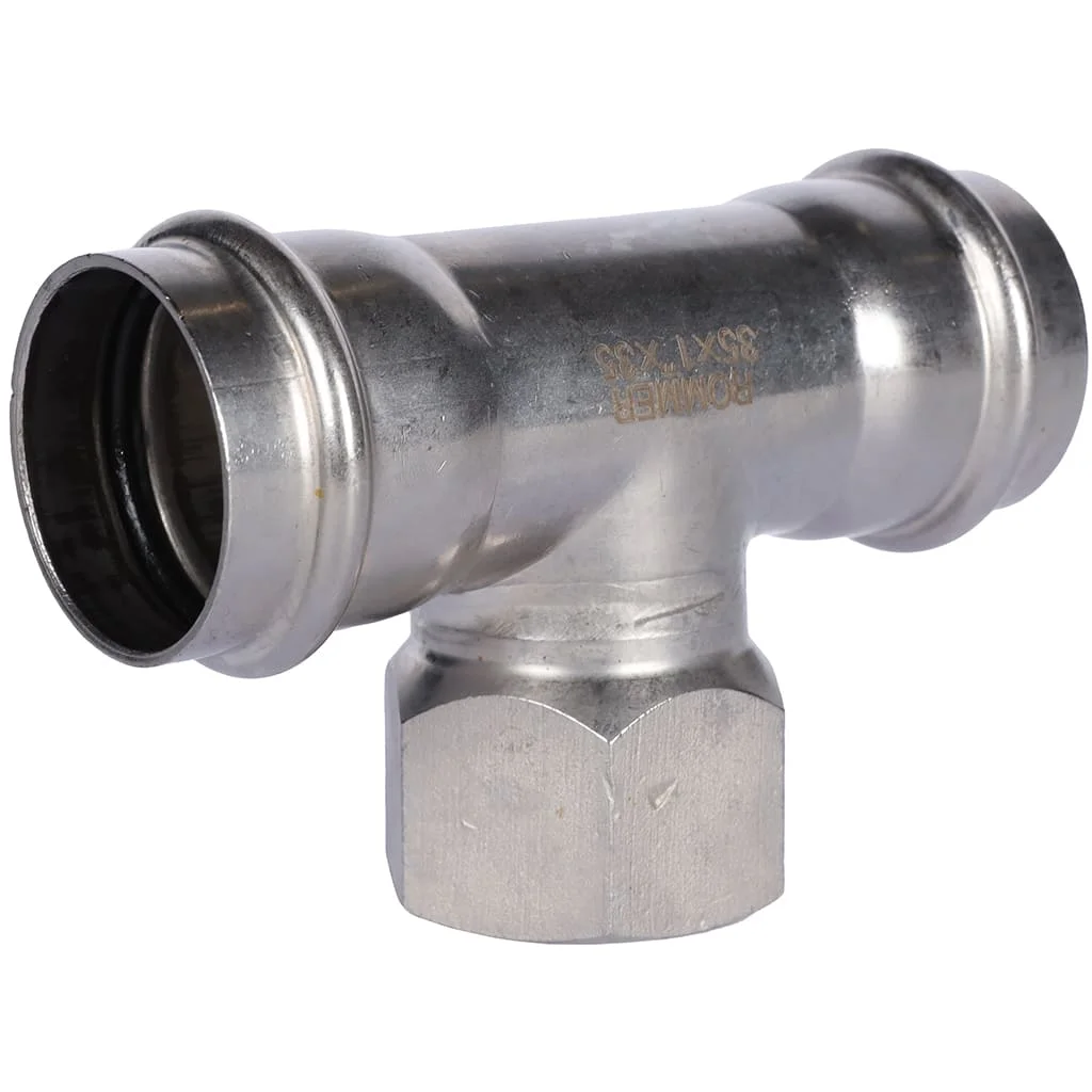 ROMMER RSS-0015-000351 ROMMER Тройник-переходник-ВР, 35х1, из нержавеющей стали прессовой ROMMER RSS-0015-000351 ROMMER Тройник-переходник-ВР, 35х1, из нержавеющей стали прессовой