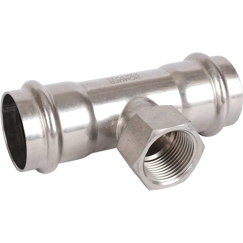 ROMMER RSS-0015-000421 ROMMER Тройник-переходник-ВР, 42х1, из нержавеющей стали прессовой ROMMER RSS-0015-000421 ROMMER Тройник-переходник-ВР, 42х1, из нержавеющей стали прессовой