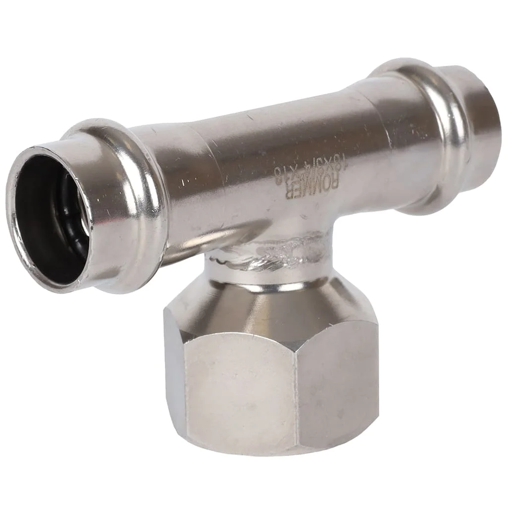 ROMMER RSS-0015-001834 ROMMER Тройник-переходник-ВР, 18х3/4, из нержавеющей стали прессовой ROMMER RSS-0015-001834 ROMMER Тройник-переходник-ВР, 18х3/4, из нержавеющей стали прессовой