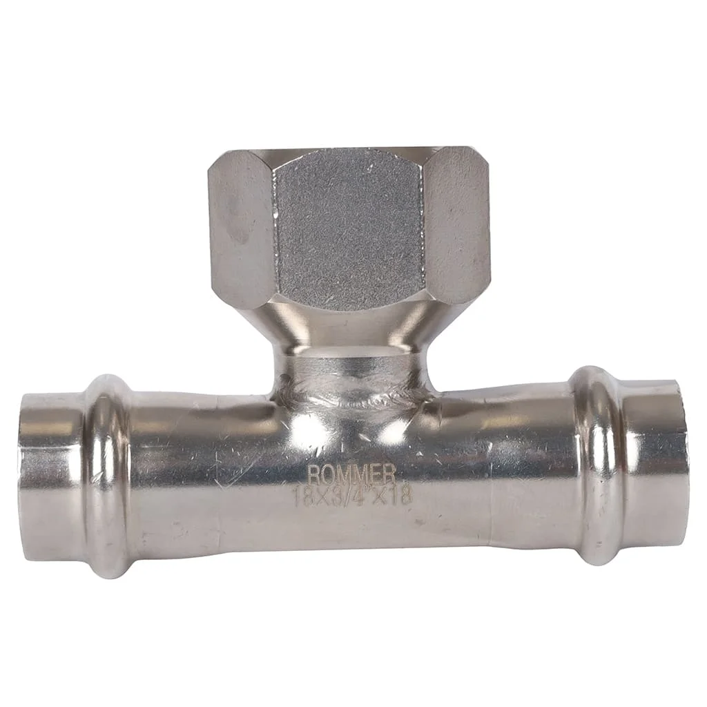 ROMMER RSS-0015-001834 ROMMER Тройник-переходник-ВР, 18х3/4, из нержавеющей стали прессовой ROMMER RSS-0015-001834 ROMMER Тройник-переходник-ВР, 18х3/4, из нержавеющей стали прессовой