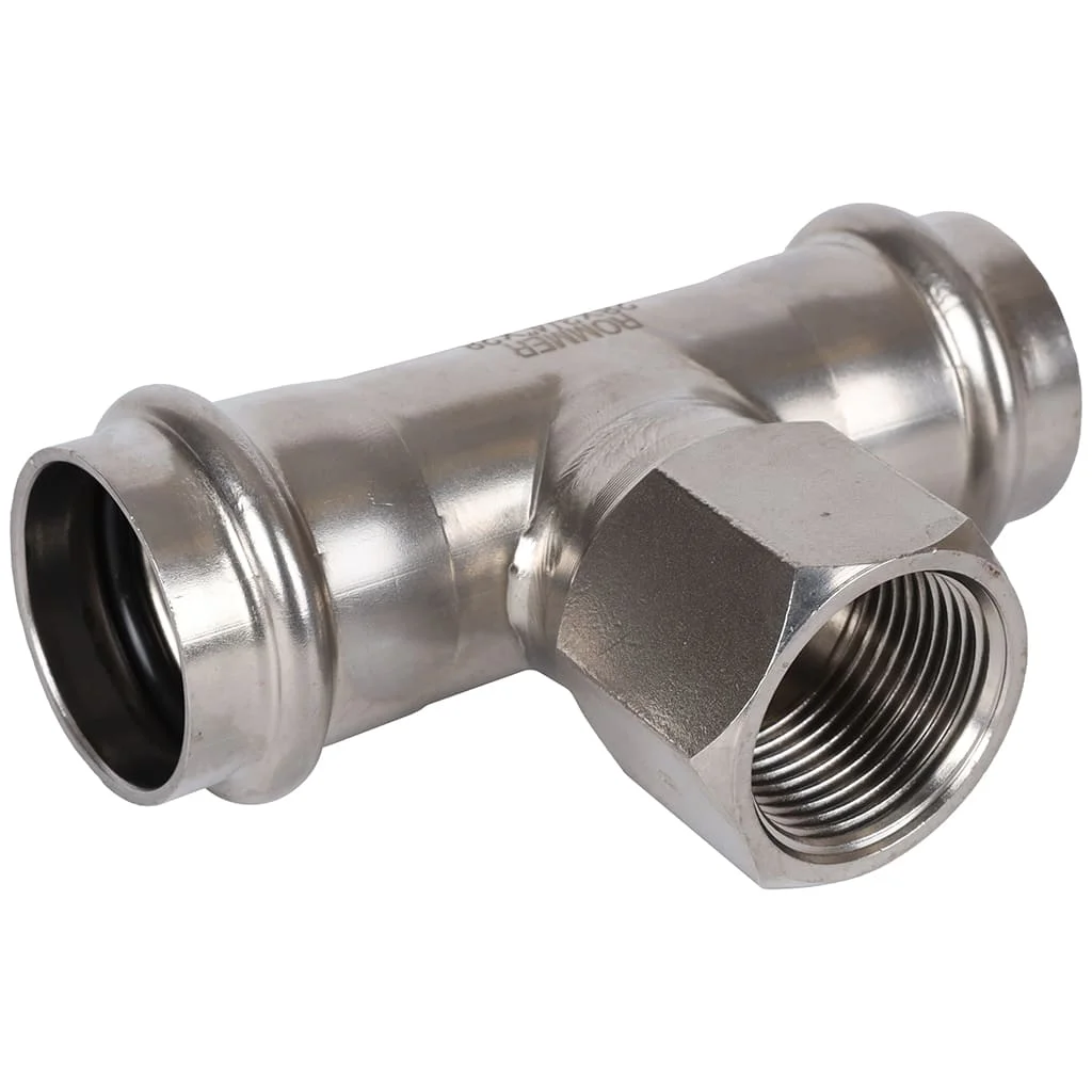 ROMMER RSS-0015-002834 ROMMER Тройник-переходник-ВР, 28х3/4, из нержавеющей стали прессовой ROMMER RSS-0015-002834 ROMMER Тройник-переходник-ВР, 28х3/4, из нержавеющей стали прессовой
