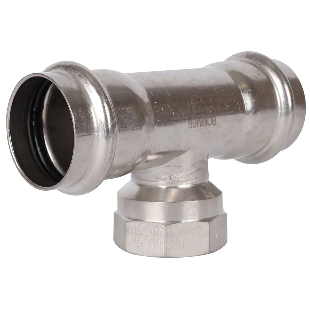 ROMMER RSS-0015-042114 ROMMER Тройник-переходник-ВР, 42х1 1/4, из нержавеющей стали прессовой ROMMER RSS-0015-042114 ROMMER Тройник-переходник-ВР, 42х1 1/4, из нержавеющей стали прессовой