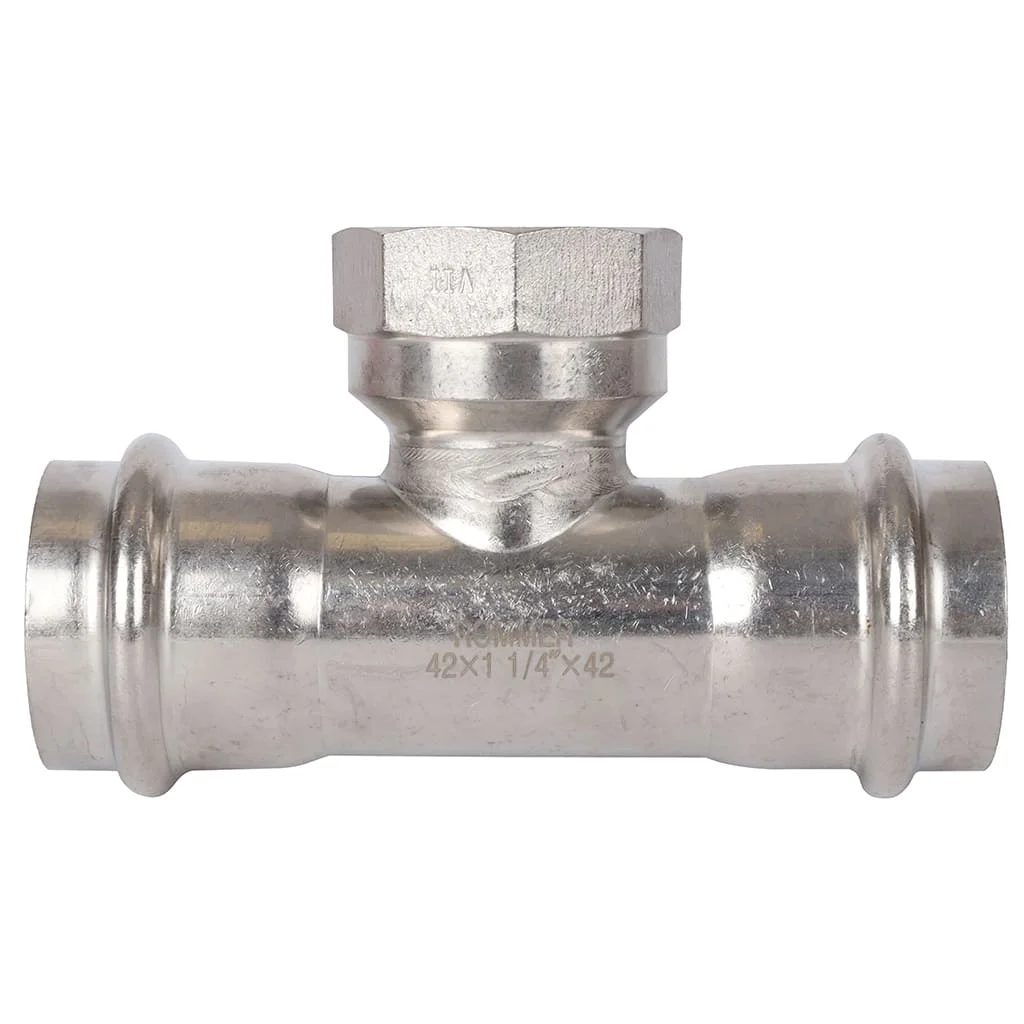 ROMMER RSS-0015-042114 ROMMER Тройник-переходник-ВР, 42х1 1/4, из нержавеющей стали прессовой ROMMER RSS-0015-042114 ROMMER Тройник-переходник-ВР, 42х1 1/4, из нержавеющей стали прессовой