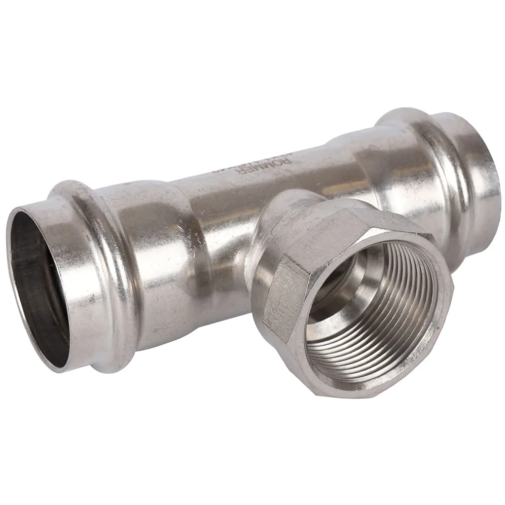 ROMMER RSS-0015-042114 ROMMER Тройник-переходник-ВР, 42х1 1/4, из нержавеющей стали прессовой ROMMER RSS-0015-042114 ROMMER Тройник-переходник-ВР, 42х1 1/4, из нержавеющей стали прессовой