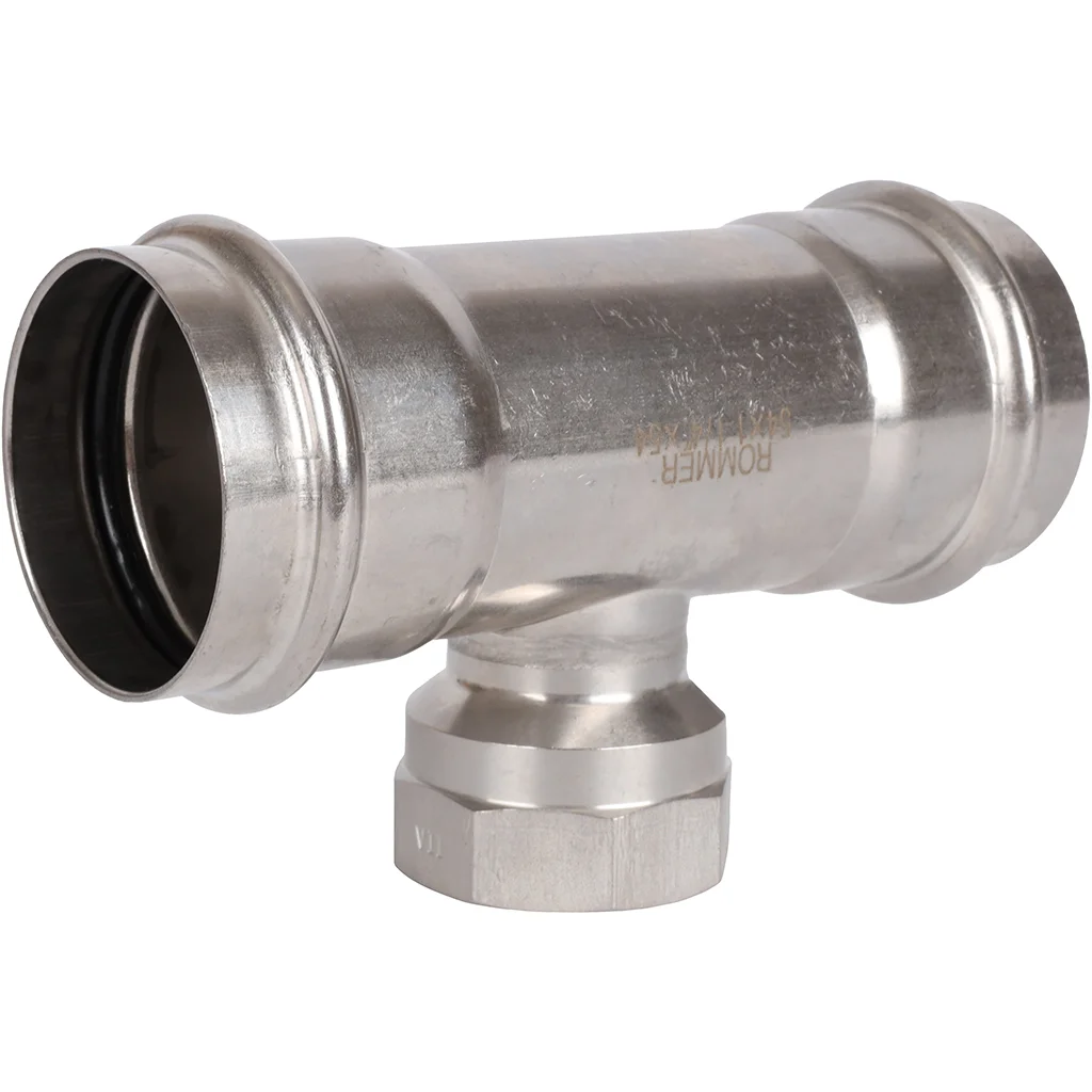 ROMMER RSS-0015-054114 ROMMER Тройник-переходник-ВР, 54х1 1/4, из нержавеющей стали прессовой ROMMER RSS-0015-054114 ROMMER Тройник-переходник-ВР, 54х1 1/4, из нержавеющей стали прессовой