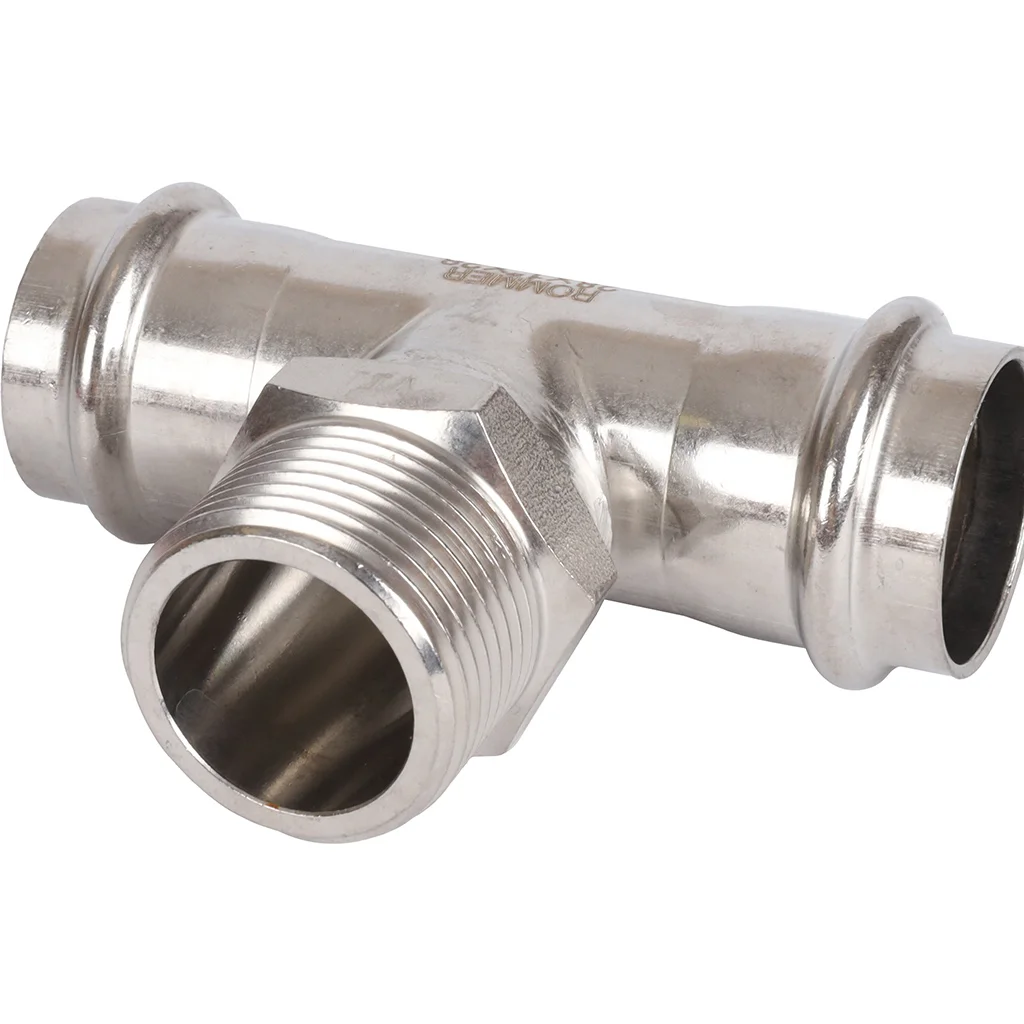 ROMMER RSS-0016-000281 ROMMER Тройник-переходник-НР, 28х1, из нержавеющей стали прессовой ROMMER RSS-0016-000281 ROMMER Тройник-переходник-НР, 28х1, из нержавеющей стали прессовой