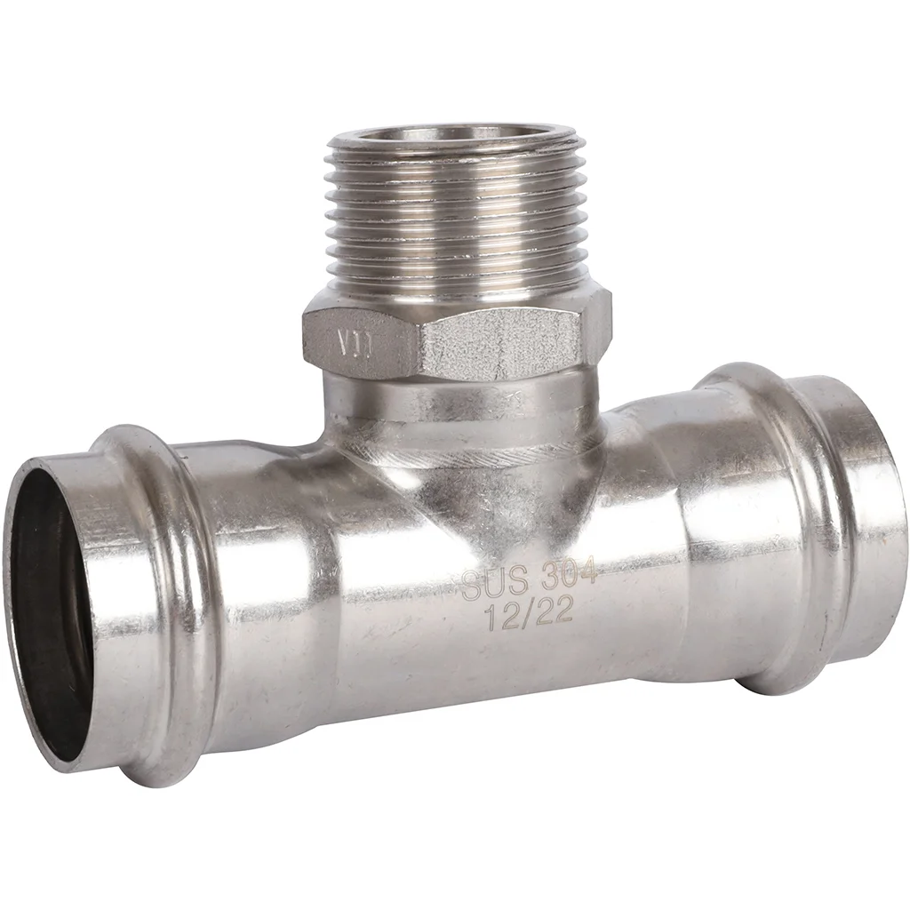 ROMMER RSS-0016-000351 ROMMER Тройник-переходник-НР, 35х1, из нержавеющей стали прессовой ROMMER RSS-0016-000351 ROMMER Тройник-переходник-НР, 35х1, из нержавеющей стали прессовой