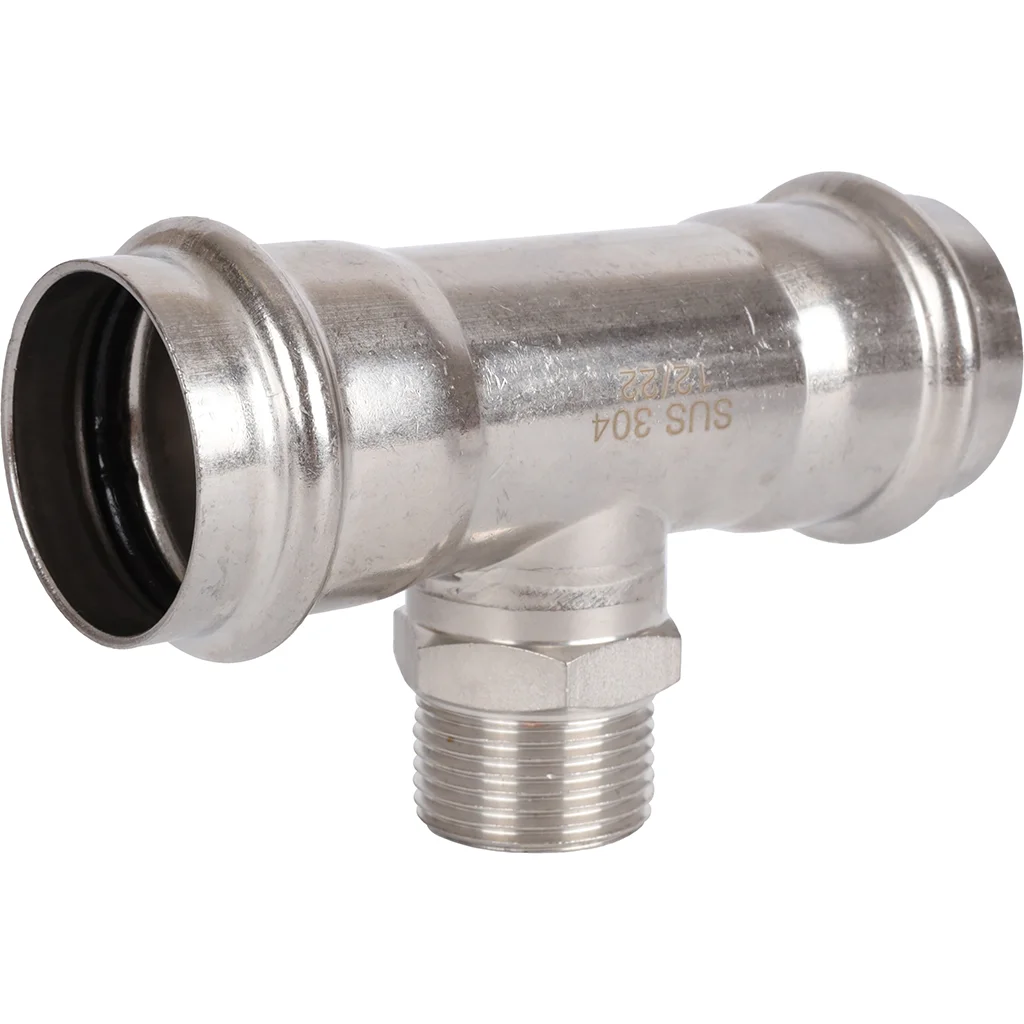 ROMMER RSS-0016-000421 ROMMER Тройник-переходник-НР, 42х1, из нержавеющей стали прессовой ROMMER RSS-0016-000421 ROMMER Тройник-переходник-НР, 42х1, из нержавеющей стали прессовой