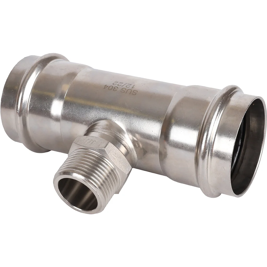 ROMMER RSS-0016-000541 ROMMER Тройник-переходник-НР, 54х1, из нержавеющей стали прессовой ROMMER RSS-0016-000541 ROMMER Тройник-переходник-НР, 54х1, из нержавеющей стали прессовой