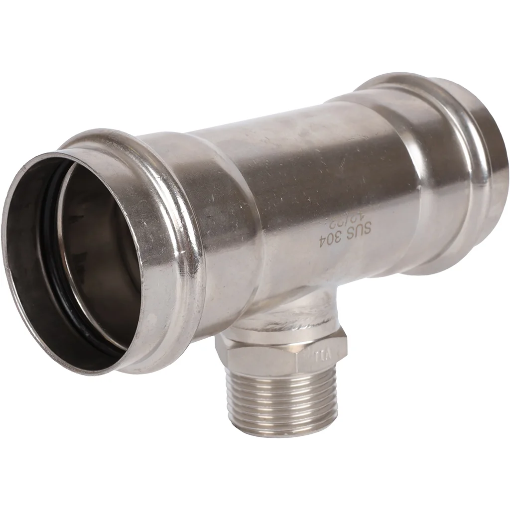 ROMMER RSS-0016-000541 ROMMER Тройник-переходник-НР, 54х1, из нержавеющей стали прессовой ROMMER RSS-0016-000541 ROMMER Тройник-переходник-НР, 54х1, из нержавеющей стали прессовой