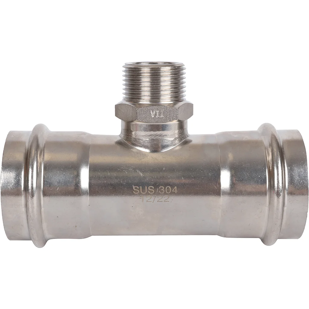 ROMMER RSS-0016-000541 ROMMER Тройник-переходник-НР, 54х1, из нержавеющей стали прессовой ROMMER RSS-0016-000541 ROMMER Тройник-переходник-НР, 54х1, из нержавеющей стали прессовой