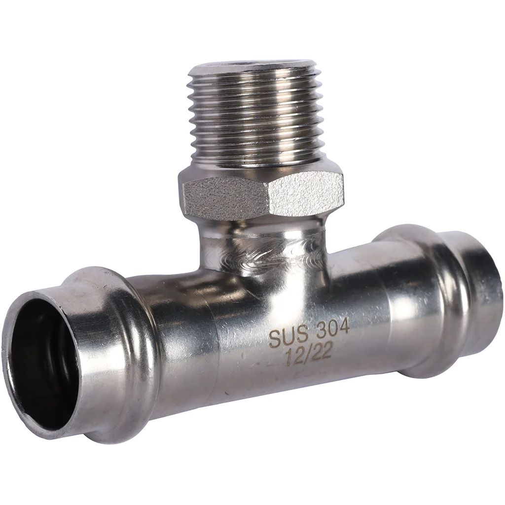 ROMMER RSS-0016-001812 ROMMER Тройник-переходник-НР, 18х1/2, из нержавеющей стали прессовой ROMMER RSS-0016-001812 ROMMER Тройник-переходник-НР, 18х1/2, из нержавеющей стали прессовой